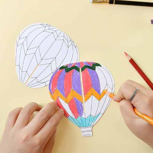 Colorful Land - Air Balloon